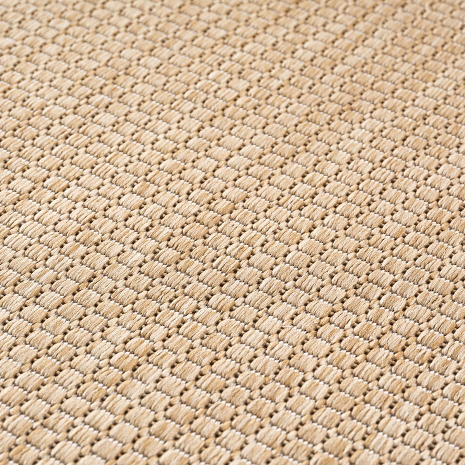 Rond effen buitenkleed - Mira Beige Rond effen buitenkleed - Mira Beige