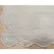Organisch wollen vloerkleed - Natural Scallop Creme/Naturel Organisch wollen vloerkleed - Natural Scallop Creme/Naturel