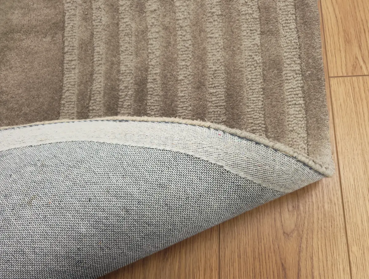 Organisch wollen vloerkleed - Flowform Beige Organisch wollen vloerkleed - Flowform Beige
