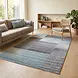 Modern geblokt vloerkleed - Broadway Blauw/Grijs Modern geblokt vloerkleed - Broadway Blauw/Grijs