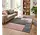 Modern geblokt vloerkleed - Broadway Roze/Grijs