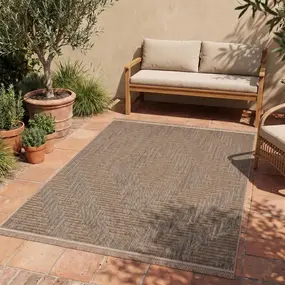 Jute buitenkleed - Colinna Beige