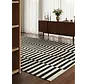 Wollen vloerkleed - Vika Zwart/Wit