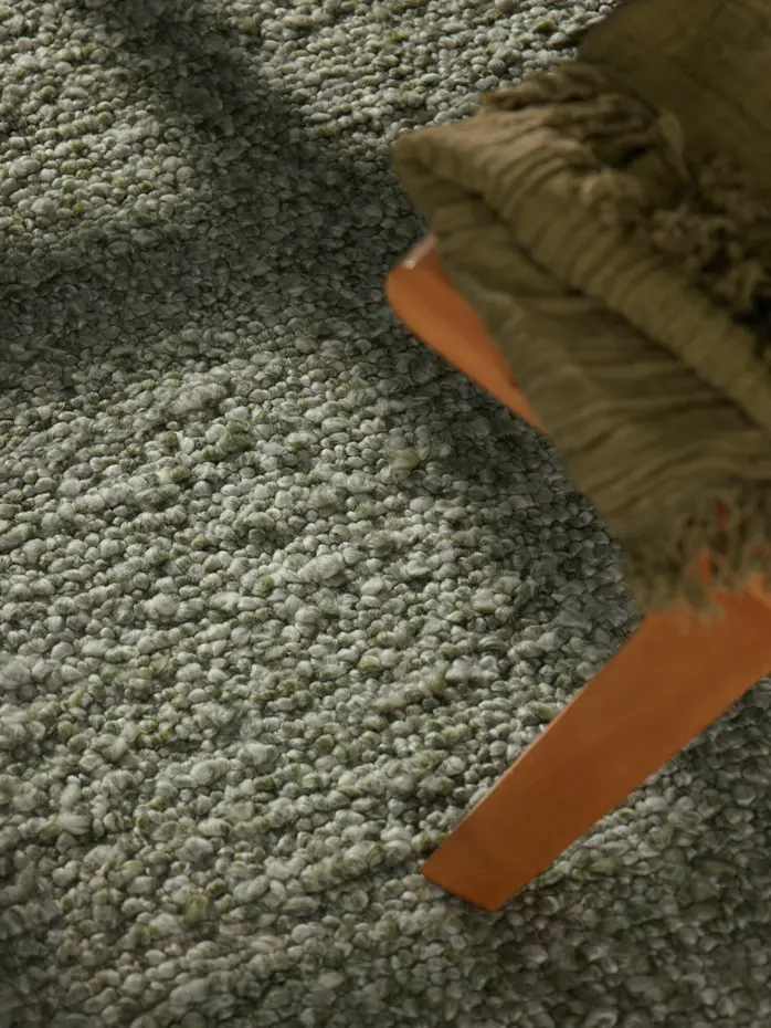 Laagpolig vloerkleed - Notting Hill Boucle Groen Laagpolig vloerkleed - Notting Hill Boucle Groen