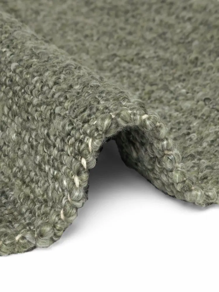 Laagpolig vloerkleed - Notting Hill Boucle Groen Laagpolig vloerkleed - Notting Hill Boucle Groen