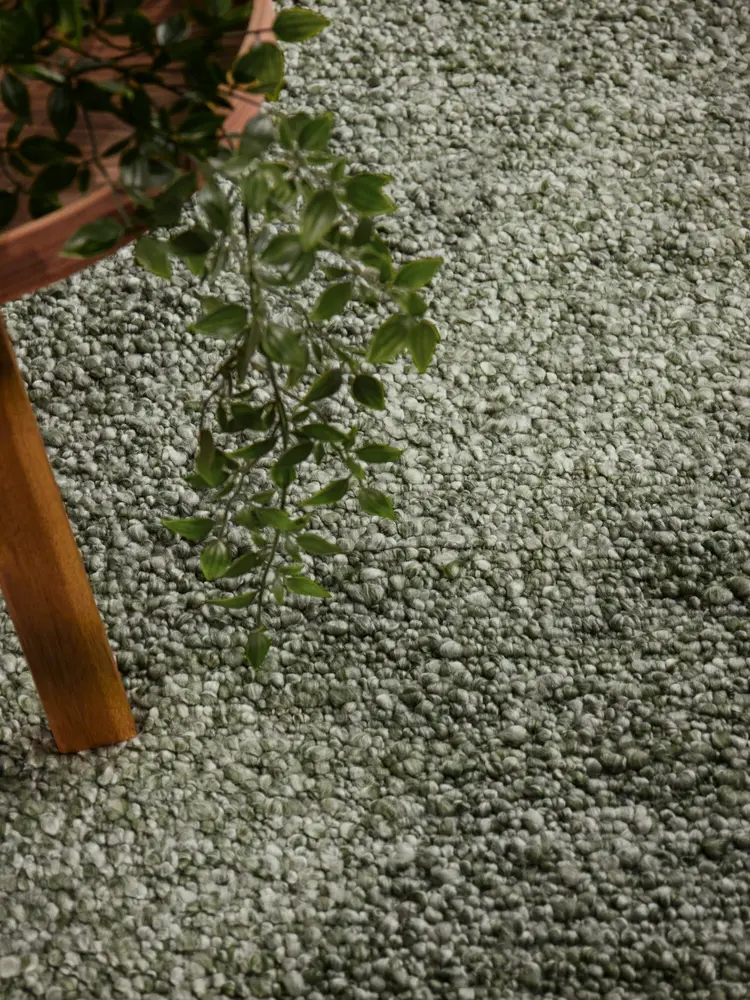 Laagpolig vloerkleed - Notting Hill Boucle Groen Laagpolig vloerkleed - Notting Hill Boucle Groen
