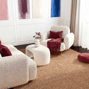 Ted Baker Laagpolig vloerkleed - Notting Hill Boucle Beige Ted Baker Laagpolig vloerkleed - Notting Hill Boucle Beige