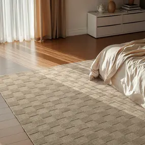 Villeroy & Boch Wollen vloerkleed - Scala Blocks Beige Villeroy & Boch Wollen vloerkleed - Scala Blocks Beige