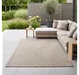 Botanisch binnen- en buitenkleed - Novara Beige