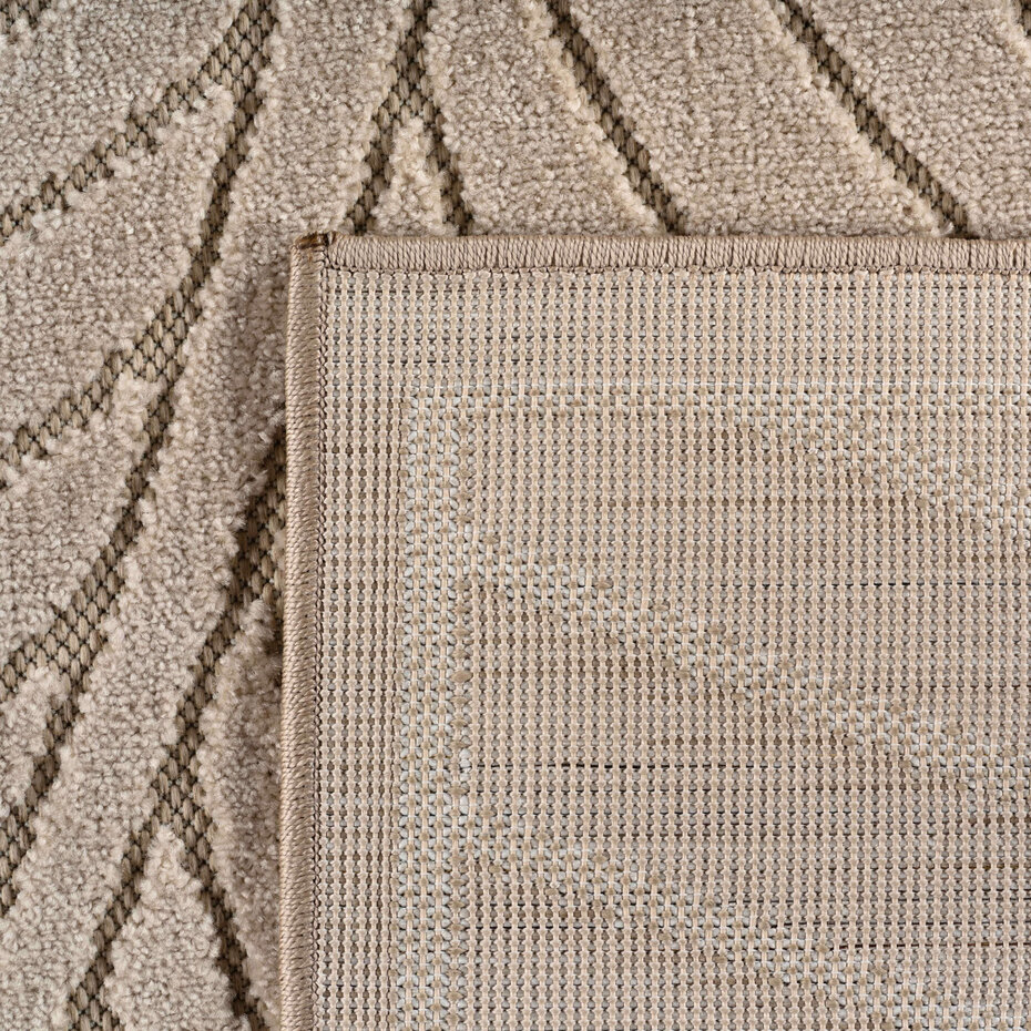 Botanisch binnen- en buitenkleed - Novara Beige Botanisch binnen- en buitenkleed - Novara Beige
