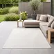 Botanisch binnen- en buitenkleed - Novara Creme Botanisch binnen- en buitenkleed - Novara Creme