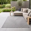 Botanisch binnen- en buitenkleed - Novara Grijs