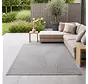 Botanisch binnen- en buitenkleed - Novara Grijs