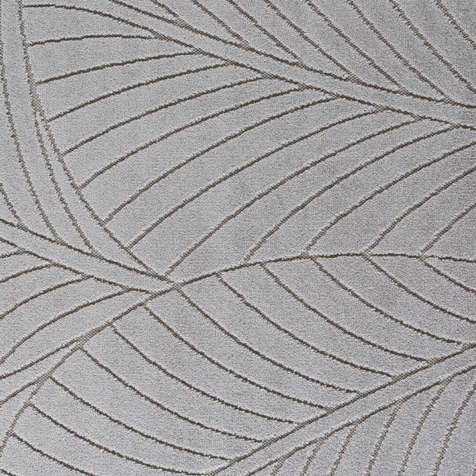 Botanisch binnen- en buitenkleed - Novara Grijs Botanisch binnen- en buitenkleed - Novara Grijs