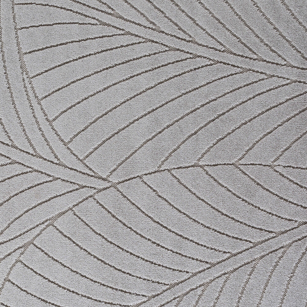Botanisch binnen- en buitenkleed - Novara Grijs Botanisch binnen- en buitenkleed - Novara Grijs