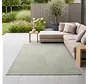 Botanisch binnen- en buitenkleed - Novara Groen