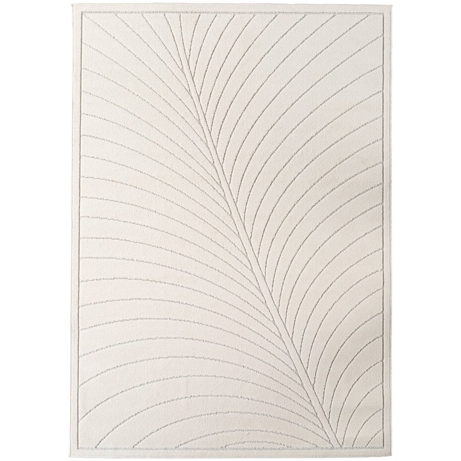 Palmblad binnen- en buitenkleed – Novara Creme Palmblad binnen- en buitenkleed – Novara Creme