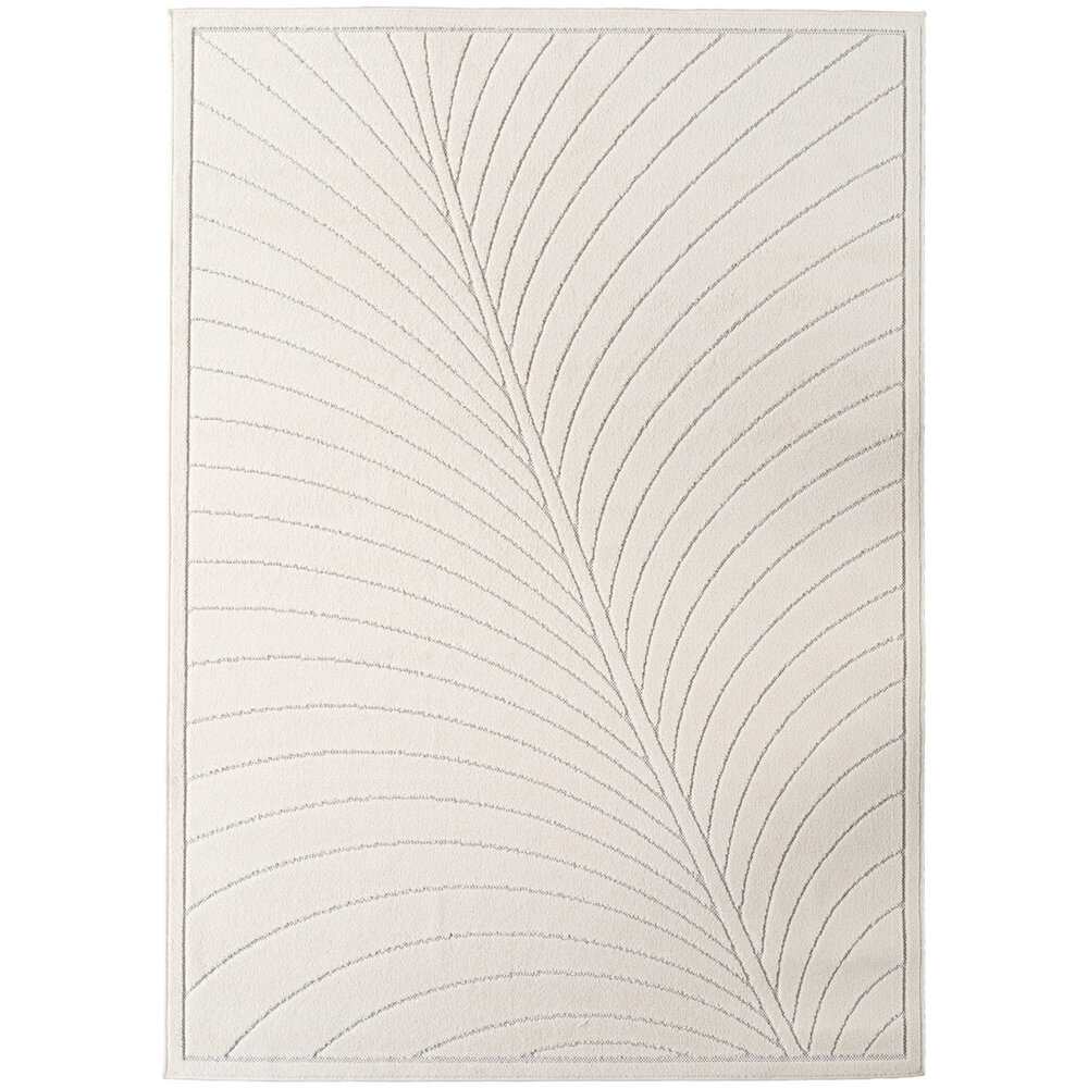 Palmblad binnen- en buitenkleed – Novara Creme Palmblad binnen- en buitenkleed – Novara Creme