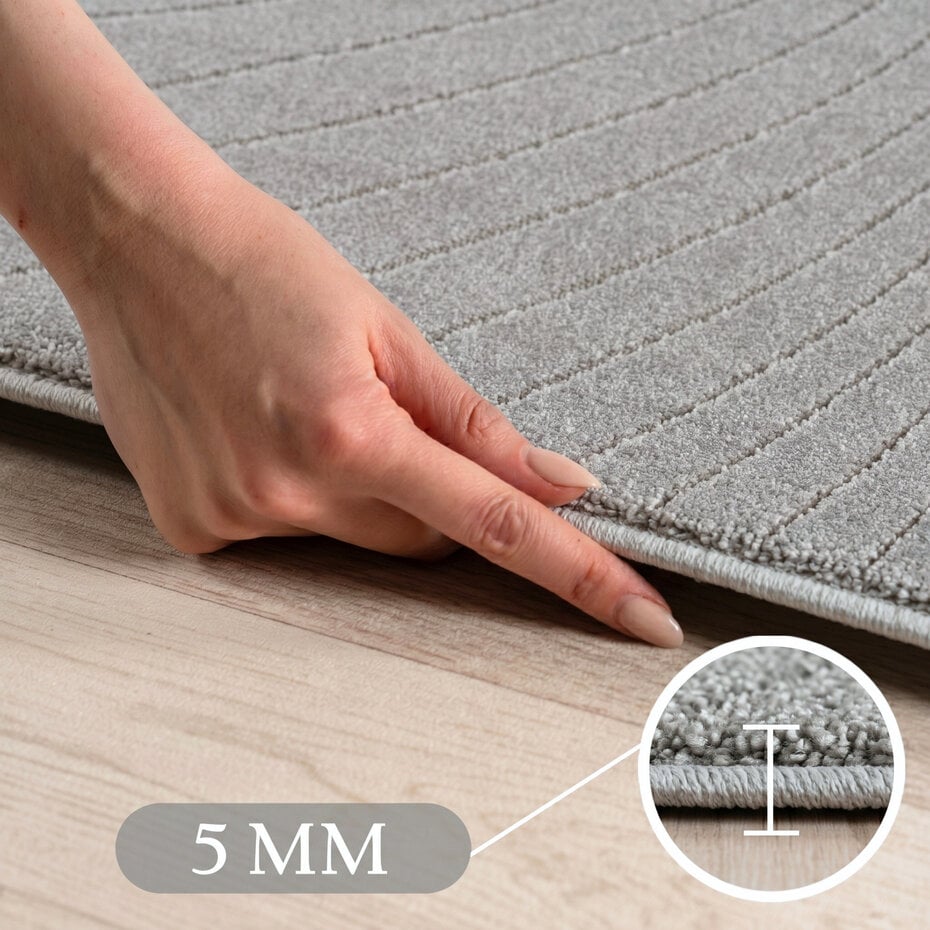 Palmblad binnen- en buitenkleed – Novara Grijs Palmblad binnen- en buitenkleed – Novara Grijs