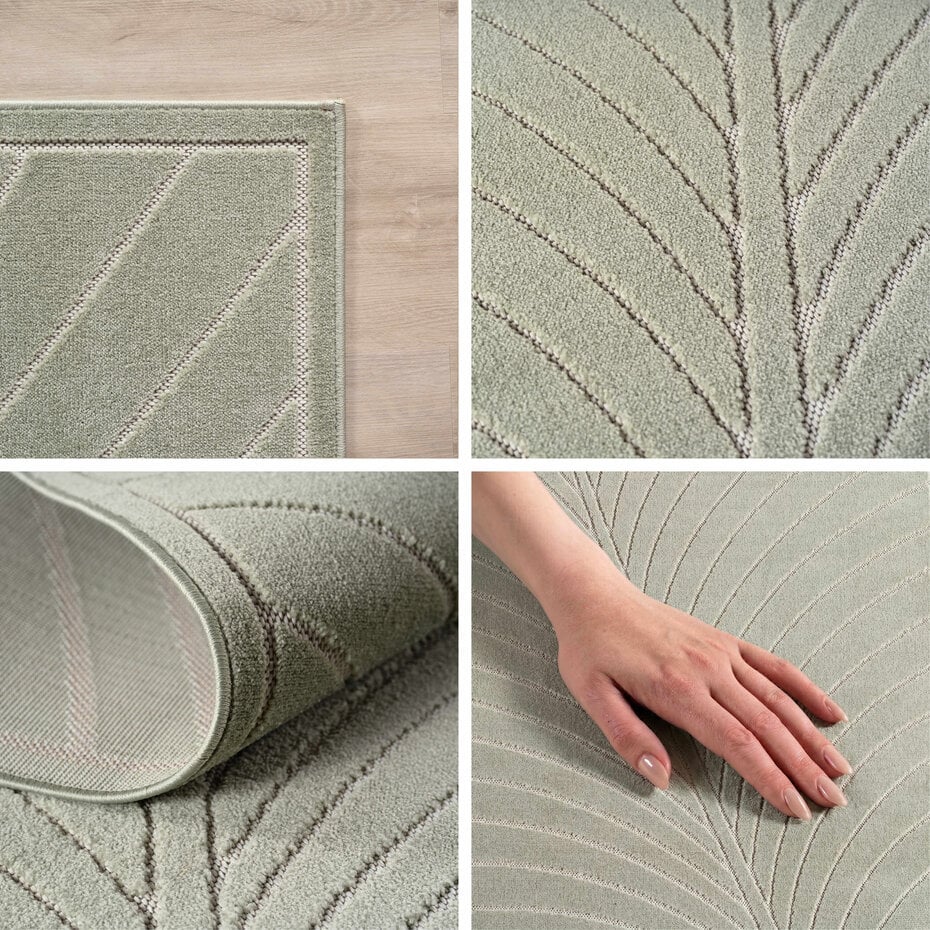 Palmblad binnen- en buitenkleed – Novara Groen Palmblad binnen- en buitenkleed – Novara Groen