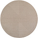 Rond modern binnen- en buitenkleed - Novara Beige