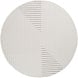 Rond modern binnen- en buitenkleed - Novara Creme Rond modern binnen- en buitenkleed - Novara Creme