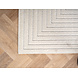 Rond modern binnen- en buitenkleed - Novara Creme Rond modern binnen- en buitenkleed - Novara Creme