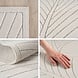 Rond botanisch binnen- en buitenkleed - Novara Creme