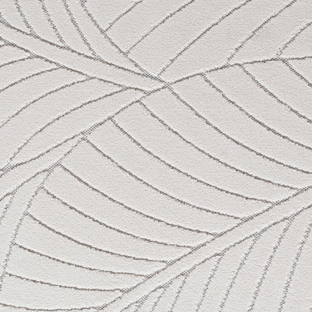 Rond botanisch binnen- en buitenkleed - Novara Creme