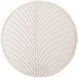 Rond palmblad binnen- en buitenkleed – Novara Creme Rond palmblad binnen- en buitenkleed – Novara Creme