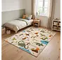 Kinderkamer vloerkleed - Coco Dino Beige/Kleurrijk
