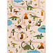 Kinderkamer vloerkleed - Coco Dino Beige/Kleurrijk Kinderkamer vloerkleed - Coco Dino Beige/Kleurrijk