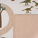 Kinderkamer vloerkleed - Coco Dino Creme/Kleurrijk Kinderkamer vloerkleed - Coco Dino Creme/Kleurrijk