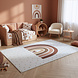 Kinderkamer vloerkleed - Coco Regenboog Creme/Roze Kinderkamer vloerkleed - Coco Regenboog Creme/Roze