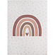 Kinderkamer vloerkleed - Coco Regenboog Creme/Roze Kinderkamer vloerkleed - Coco Regenboog Creme/Roze