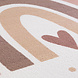 Kinderkamer vloerkleed - Coco Regenboog Creme/Roze Kinderkamer vloerkleed - Coco Regenboog Creme/Roze