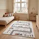 Kinderkamer vloerkleed - Coco Droomreis Creme/Kleurrijk