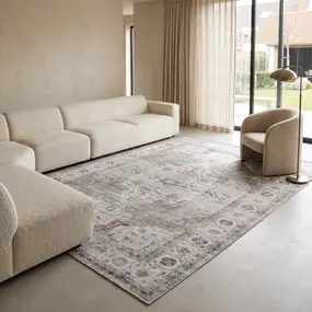 Vintage vloerkleed - Burano Taupe/Grijs/Beige