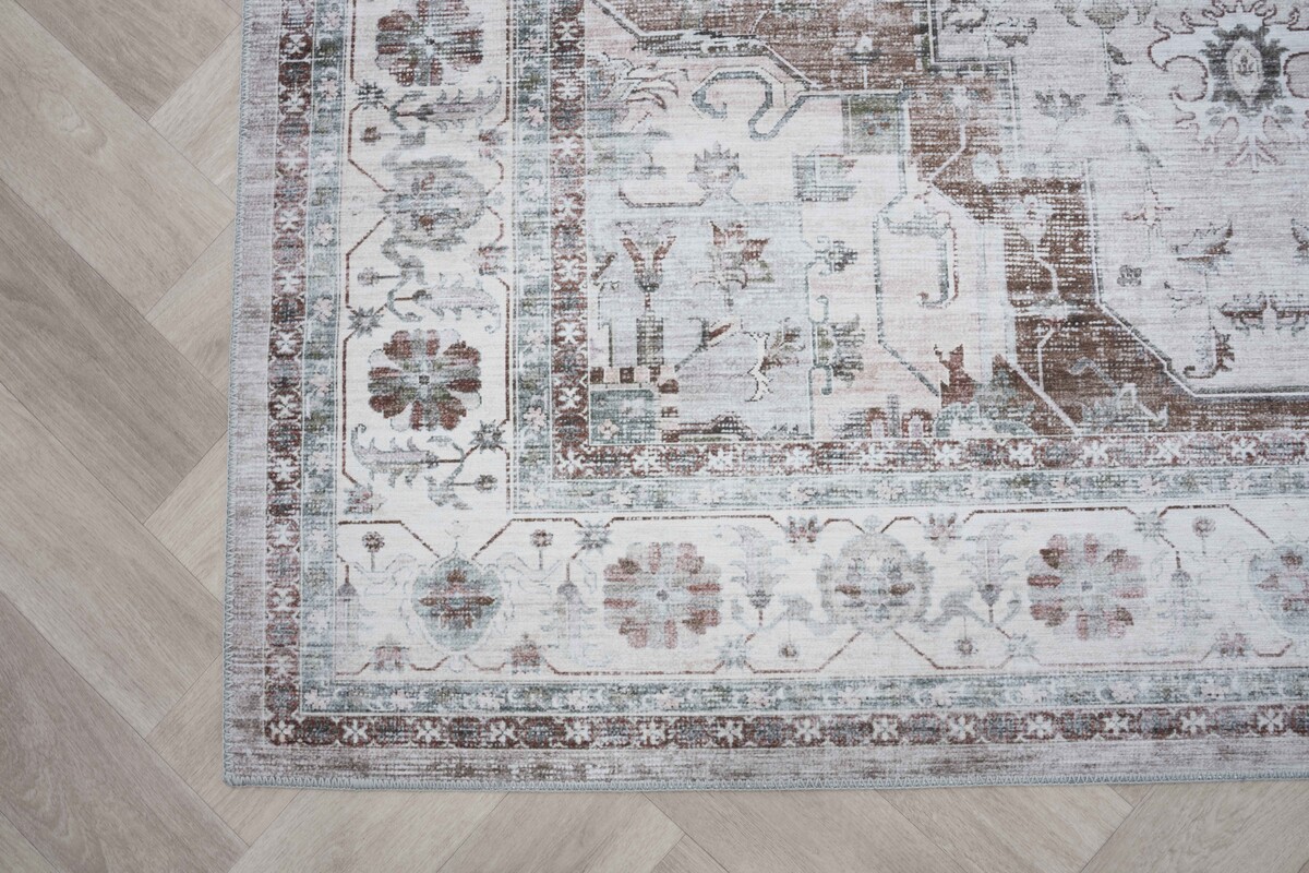 Vintage vloerkleed - Burano Taupe/Grijs/Beige
