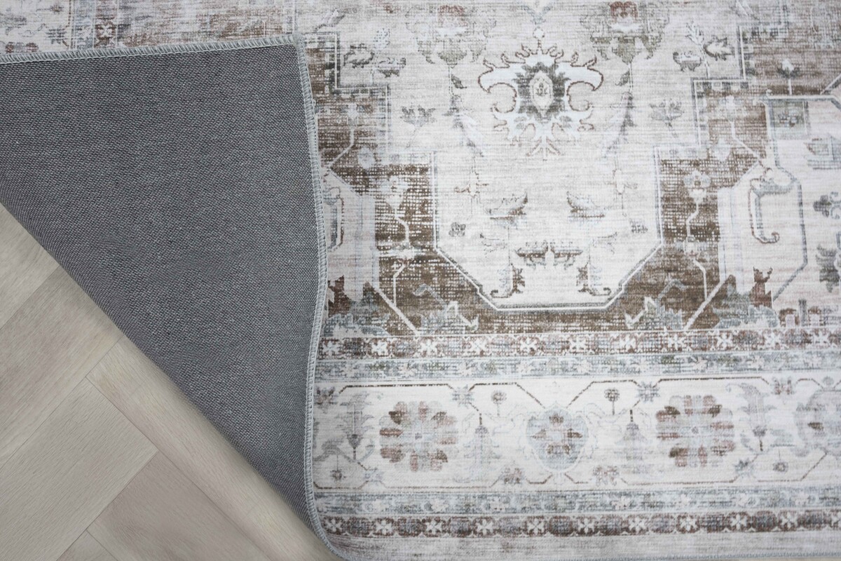 Vintage vloerkleed - Burano Taupe/Grijs/Beige