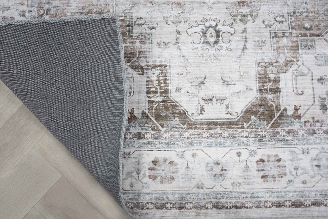 Vintage vloerkleed - Burano Taupe/Grijs/Beige