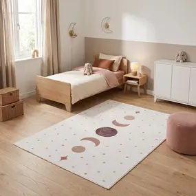Kinderkamer vloerkleed - Coco Maan Creme