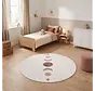 Rond kinderkamer vloerkleed - Coco Maan Creme