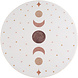 Rond kinderkamer vloerkleed - Coco Maan Creme Rond kinderkamer vloerkleed - Coco Maan Creme
