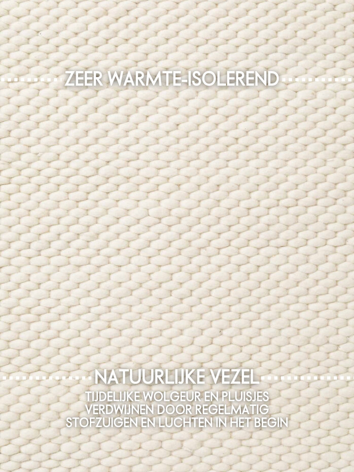 Wollen vloerkleed - Lyon Creme Wollen vloerkleed - Lyon Creme