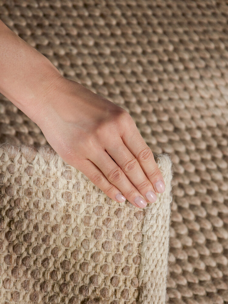 Wollen vloerkleed - Lyon Beige Wollen vloerkleed - Lyon Beige