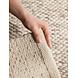 Wollen vloerkleed - Lyon Creme/Bruin Wollen vloerkleed - Lyon Creme/Bruin