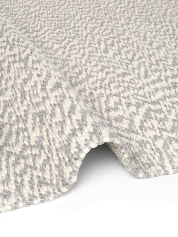Wollen vloerkleed - Lyon Creme/Grijs Wollen vloerkleed - Lyon Creme/Grijs
