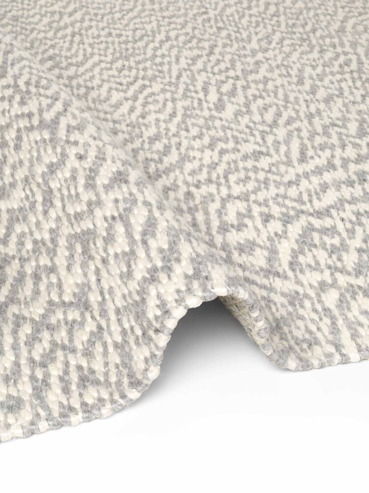 Wollen vloerkleed - Lyon Creme/Grijs Wollen vloerkleed - Lyon Creme/Grijs