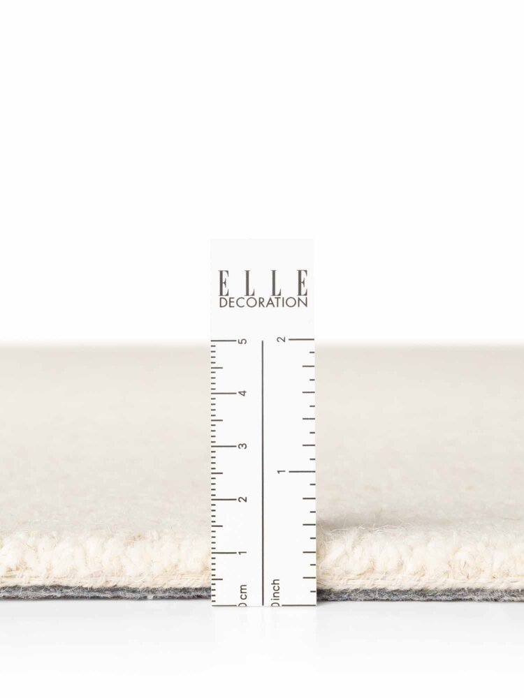 Wollen vloerkleed - Puristic Boucle Naturel Wit Wollen vloerkleed - Puristic Boucle Naturel Wit